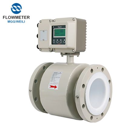 DN65 Calibre nước thải Cơ Acid lỏng Flow Meter 